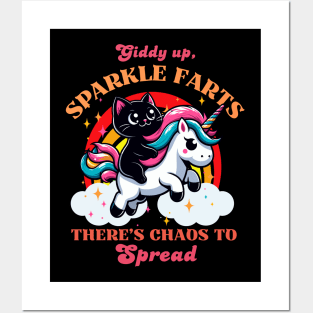 Giddy Up Sparkle Farts There's Chaos To Spread Posters and Art
